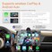 Haudio 101 Inch Single Din 360 Rotatable Car StereoSupport Wireless CarPlay and Android Autowith 1080P Rear CameraMirror LinkBluetoothMusic PlayAUXFMAMSWCRDSSingle DIN Car Stereo Radio