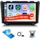 CAMECHO Car Stereo for Honda CRV 20072011 Car RadioMP5 Player with Apple Carplay Android Auto Mirror Link 9 Touch Screen Car Radio with Bluetooth Backup Camera FM SWC Dual USB Input
