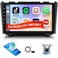 CAMECHO Car Stereo for Honda CRV 20072011 Car RadioMP5 Player with Apple Carplay Android Auto Mirror Link 9 Touch Screen Car Radio with Bluetooth Backup Camera FM SWC Dual USB Input