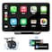 Capapro 7 HD Portable Carplay Wireless Touch Screen Double Din Car Stereo Compatible Apple Carplay and Android Auto with GPS Navigation Voice Control Mirror Link Bluetooth