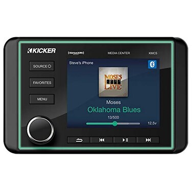 KICKER Kicker 46KMC5 WeatherResistant GaugeStyle Media Center with Bluetooth