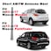 AMFRNE 7 inch Radio Antenna Mast Compatible with Nissan Mitsubishi Infiniti Select Models Direct Replacement Short Roof Antenna Black Flexible Rubber