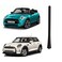 AMFRNE 7 inch Antenna Mast Compatible with BMW Mini Cooper Select Models Direct Replacement Short RoofRear Antenna Black Flexible Rubber