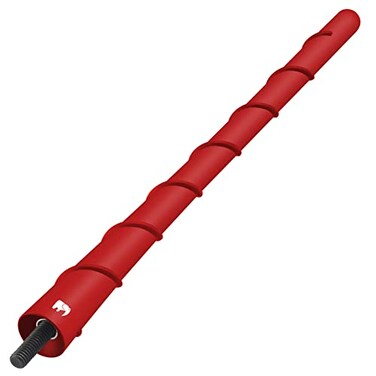 ONE250 8 inch Spiral Flexible Copper Core Antenna Compatible with All Dodge RAM Trucks RAM 1500 RAM 2500 or RAM 3500 19942024 Designed for Optimized FMAM Reception Red