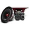 DS18 Mid and High Car Speaker Package 2X 65 Midrange 2X 1 Tweeters Builtin Crossover