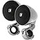 KICKER 47PSM34 PSM 3 Powersports Weather Proof Enclosed Mini System Chrome 4Ohm