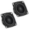 DWEII 2Pcs 2 2inch 4Ohm 10W Full Range Audio Speaker Stereo Woofer Loudspeaker for Arduino 2inch 4Ohm 10W Full Range Audio Speaker Stereo Woofer Loudspeaker