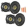 KICKER 46CSC44 Two Pairs of CSSeries CSC4 4Inch 100mm Coaxial Speakers 4Ohm 2 Pairs
