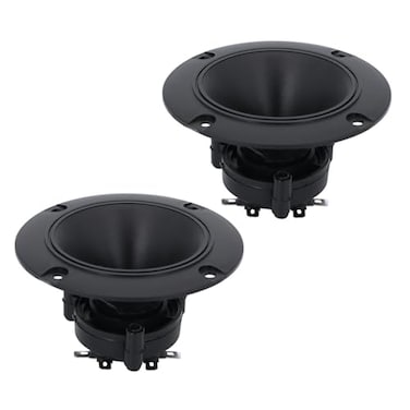 REElua 2Pcs Tweeters 98MM Speakers 150W 48ohm Trebles Ceramic Piezo Loudspeakers Round Horn