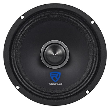 Rockville RXM64 65 MidRange Car Speaker 150W Peak75W RMS 4 Ohm CEA Compliant Crossover With Grille Loud and Clear Perfect for Car Audio
