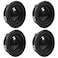 Shutao 4Pcs Audio Speaker 4Ohm 3W 15 Inch Full Range Audio Speaker HiFi Stereo Woofer Loudspeaker Black