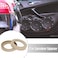 X AUTOHAUX 2Pcs Car Speaker Spacer Ring Adaptor Brackets Mounting Spacer Recess Bezel Plate Wood 78mm ID Universaly for 4 Inch Speakers