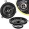 E-cowlboy 2 Pack Speaker Upgrade For 20072018 Jeep Wrangler JK JKU Grand Cherokee Commander Liberty Dodge Challenger Durango Dakota Nitro Chrysler 65 Inch 2Way Car Audio Speaker Replace OEM 77KICK10