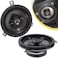 E-cowlboy 2 Pack Speaker Upgrade For 20072018 Jeep Wrangler JK JKU Grand Cherokee Commander Liberty Dodge Challenger Durango Dakota Nitro Chrysler 65 Inch 2Way Car Audio Speaker Replace OEM 77KICK10