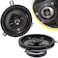 E-cowlboy 2 Pack Speaker Upgrade For 20072018 Jeep Wrangler JK JKU Grand Cherokee Commander Liberty Dodge Challenger Durango Dakota Nitro Chrysler 65 Inch 2Way Car Audio Speaker Replace OEM 77KICK10