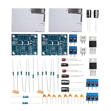 Acxico 2Pcs 20W HiFi Mono Channel LM1875T Stereo Audio Amplifier Board Module DIY Kits