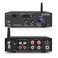Beffkkip Amplifier Home AudioStereo Receiver Bluetooth 50 Power amp 100W x2 Wireless HiFi Stereo Class D Digital 2 Channel Integrated with Bass Treble Control for Passive Speakers