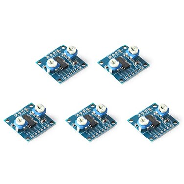 JESSINIE 5Pcs PAM8406 5Wx2 Digital Amplifier Module Board 5W5W DualChannel 25V5V PAM8406 Stereo Audio Module NoiseFree Class D Power Amplifier Module with Volume Potentiometer
