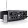 Pyle 2Channel Stereo Amplifier with Bluetooth Wireless 250W Audio Receiver Perfect for Karaoke with Dual Mic in with Echo Mic TalkOver FM Radio USBA MP3 Player RCA AUX Remote PTA24BT5