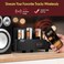 Pyle Bluetooth Amplifier Receiver with 4 Vacuum Tubes 500W HighFidelity Home Audio Stereo System USB Reader CDDVD Inputs Subwoofer Output Builtin Cooling Fan