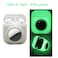 KJGLRSQH 2 in 1 Protective Skin Case Compatible for Airpods and Airtag Case Combo Set Silicone GPS Tracker Cover Holder Soft ShockProof AntiScratch AntiLost