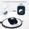 Enspito 2 in 1 Silicone Protective Skin Cover Compatible with AirPod 12 and AirTag Soft Comprehensive Protective Case with 2 PCS TPU Screen Protector AntiScratch AntiFall AntiLostNavyBlue