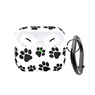 AGAOSH for Airpods Pro 2nd Generation Case Cover with KeychainCute Paw Print Soft Silicone Skin Protective Accessories for New Apple Airpods Pro 2 Gen Charging Case Paw