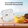 Aircawin Compatible with Airpods 3 Case Clear GlitterSparkle Bling Case for Airpods 3rd Generation Case Cover 2021Full Protective Soft TPU Case for Airpod 3 Case with KeychainGlitter