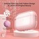 Aircawin for Airpods Pro 2 Case ClearSoft TPU Skin for Airpod Pro 2nd Generation Case Cover 2022Full Protective Transparent Shockproof Drop Protection Case with Strap for Airpods Pro 2Pink
