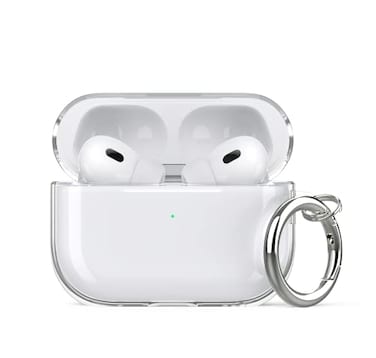 Aircawin for Airpods Pro 2nd Generation Case Clear 2023Shockproof Compatible with Airpods Pro 2 Cover 2022Airpods Pro Protector 2019Full Protective Soft TPU with CarabinerClear