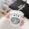 Junxihua AirPods 3 Kawaii Ice Cream Cup Case Soft Silicone ShockAbsorbing Protective Case with Keychain for Apple AirPods 3 White