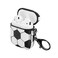 KAMPETACE Airpods Case CoverDurable Full Protection Soccer Design Airpods 12 Case Coverwith Keychain Front LED Visible