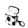 KAMPETACE Airpods Case CoverDurable Full Protection Soccer Design Airpods 12 Case Coverwith Keychain Front LED Visible