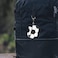 KAMPETACE Airpods Pro Case CoverDurable Full Protection Soccer Design Airpods Pro Case Coverwith Keychain Front LED Visible