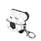 KAMPETACE Airpods Pro Case CoverDurable Full Protection Soccer Design Airpods Pro Case Coverwith Keychain Front LED Visible