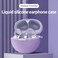 AKABEILA Compatible with Huawei FreeClip Case Silicone Protective Cover for Earphonerd Generation Soft Shockproof Skin Cases Wireless Charging LED Visible Earphone Generation Purple