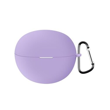 AKABEILA Compatible with Huawei FreeClip Case Silicone Protective Cover for Earphonerd Generation Soft Shockproof Skin Cases Wireless Charging LED Visible Earphone Generation Purple