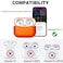 Benbenjaytek for AirPods Pro 2 Case AirPods Pro 2nd Generation2022 Protective Shockproof Soft Silicone Headphone Cover with Hand Strap Support Wireless Charging Front LED Visible Orange