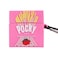 BONTOUJOUR Case Compatible with AirPods ProPro 2 Creative Funny Green Tea Flavor Finger Biscuit Box Shape Case Stylish Silicone Earphone Protection Skin for AirPods Pro Hook Pink