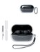 WUNIAK Case Cover for Sony WFC710N Truly Wireless NoiseCanceling Earbuds Clear Soft TPU Protective Cover with Keychain and Cleaner Kit for Women Men Shockproof SkinClear