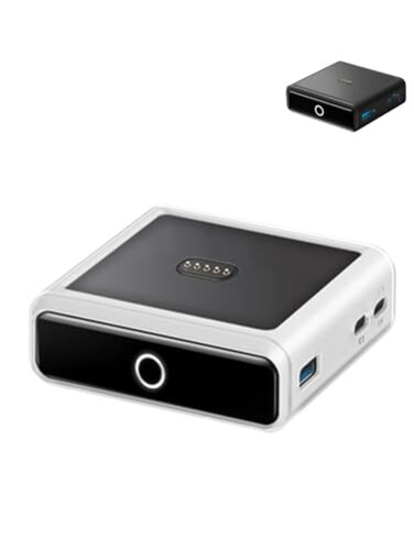WUNIAK Case for Anker Charging Base100W Soft Silicone Protective Portable Scratch Shock Resistant DropResistantTransparent