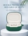 WUNIAK Case for JBL Live Beam 3 Buds 3 Flex 3 Earbuds Soft Silicone Protective Portable Scratch Shock Resistant Compatible with Shell with Cleaner Kit Carabiner LanyardGreen