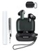WUNIAK Case for Soundcore by Anker P30i Earbuds Soft Silicone Protective Portable Scratch Shock Resistant Hard Shell with Cleaner Kit Carabiner LanyardBlack
