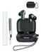WUNIAK Case for Soundcore by Anker P30i Earbuds Soft Silicone Protective Portable Scratch Shock Resistant Hard Shell with Cleaner Kit Carabiner LanyardBlack