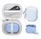 CaseSack Case for JBL Vibe Beam True Wireless Noise Cancelling Earbuds Blue