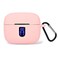 claiol Claiol Premium Silicone Case for TAGRY X08 Wireless Earbuds with Carabiner Pink