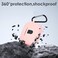 claiol Claiol Premium Silicone Case for TAGRY X08 Wireless Earbuds with Carabiner Pink