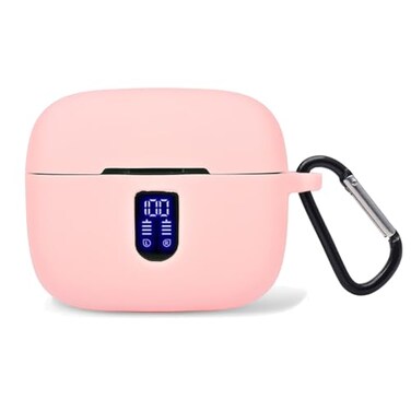 claiol Claiol Premium Silicone Case for TAGRY X08 Wireless Earbuds with Carabiner Pink