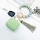 KOUJAON Compatible with AirPods Case Cover Soft Silicone Protective Cover with Bracelet Keychain Compatible with Apple AirPods 2nd 1st Generation Charging Case Avocado Green