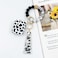 KOUJAON Compatible with AirPods Case Cover Soft Silicone Protective Cover with Bracelet Keychain Compatible with Apple AirPods 2nd 1st Generation Charging Case Cow